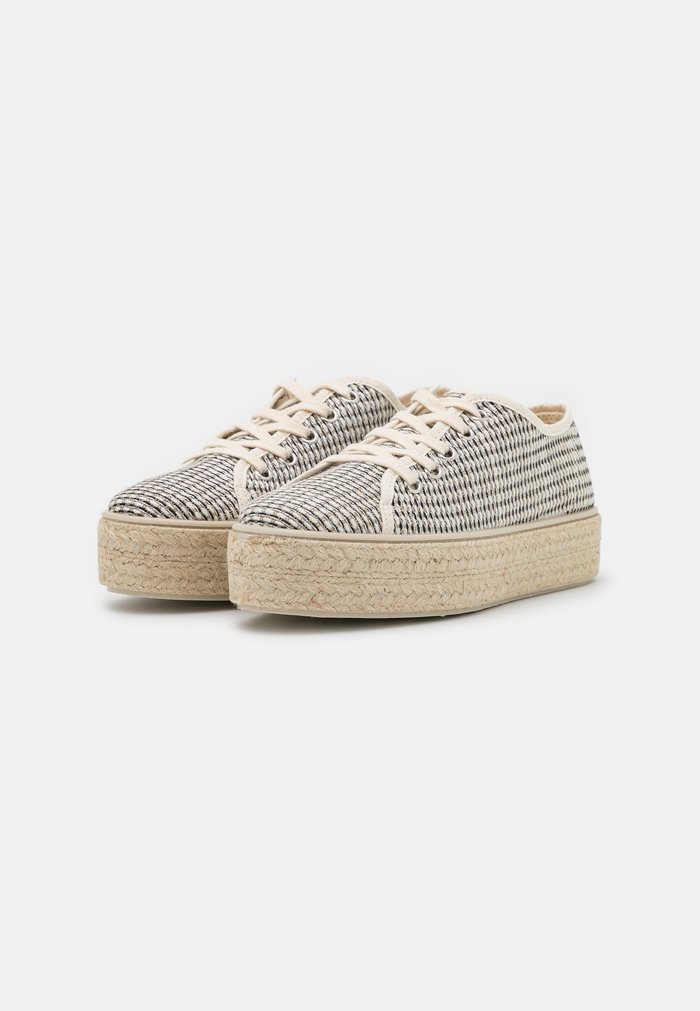 Chaussure Basse Anna Field Espadrillas Grise Femme | CME-7758250